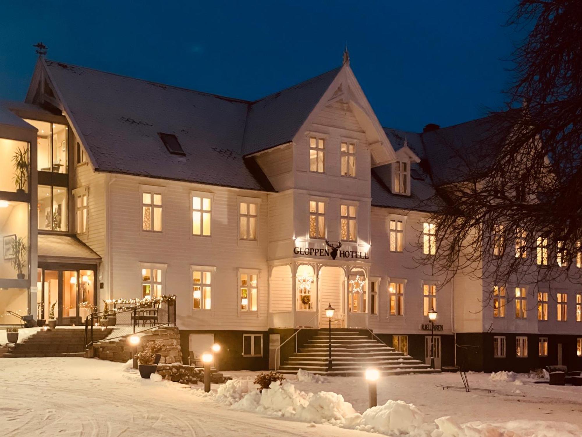 Gloppen Hotell - By Classic Norway Hotels ساندين المظهر الخارجي الصورة